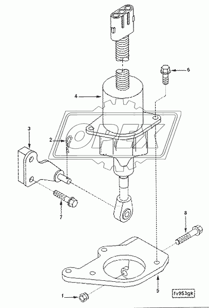 FV9234-02 Клапан топливоотсечки 1